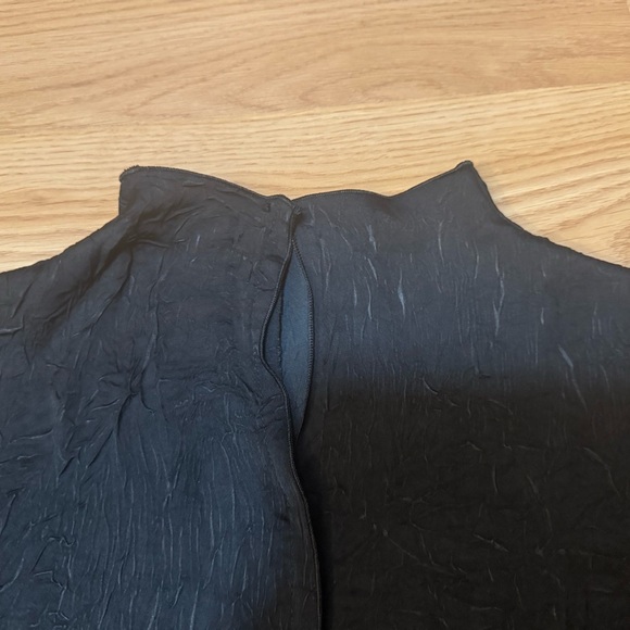 Zara WRINKLED SATIN EFFECT MINI DRESS Small NWT - Picture 6 of 6